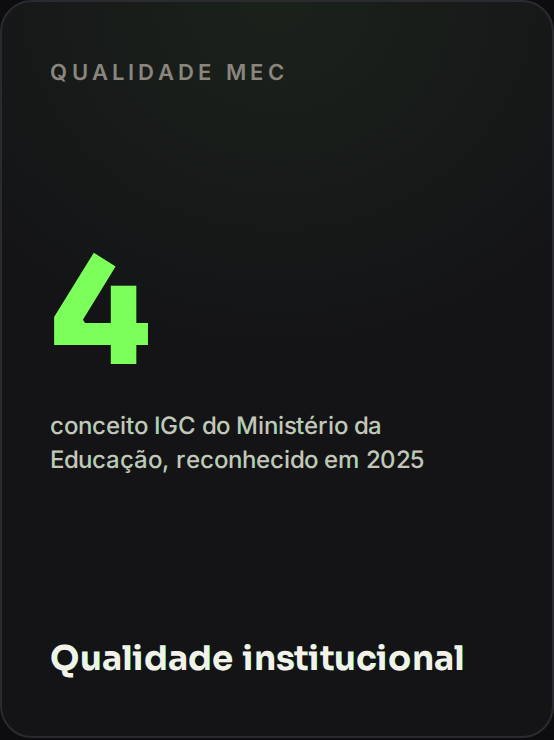 Conceito IGC 4 do MEC, reconhecido em 2025